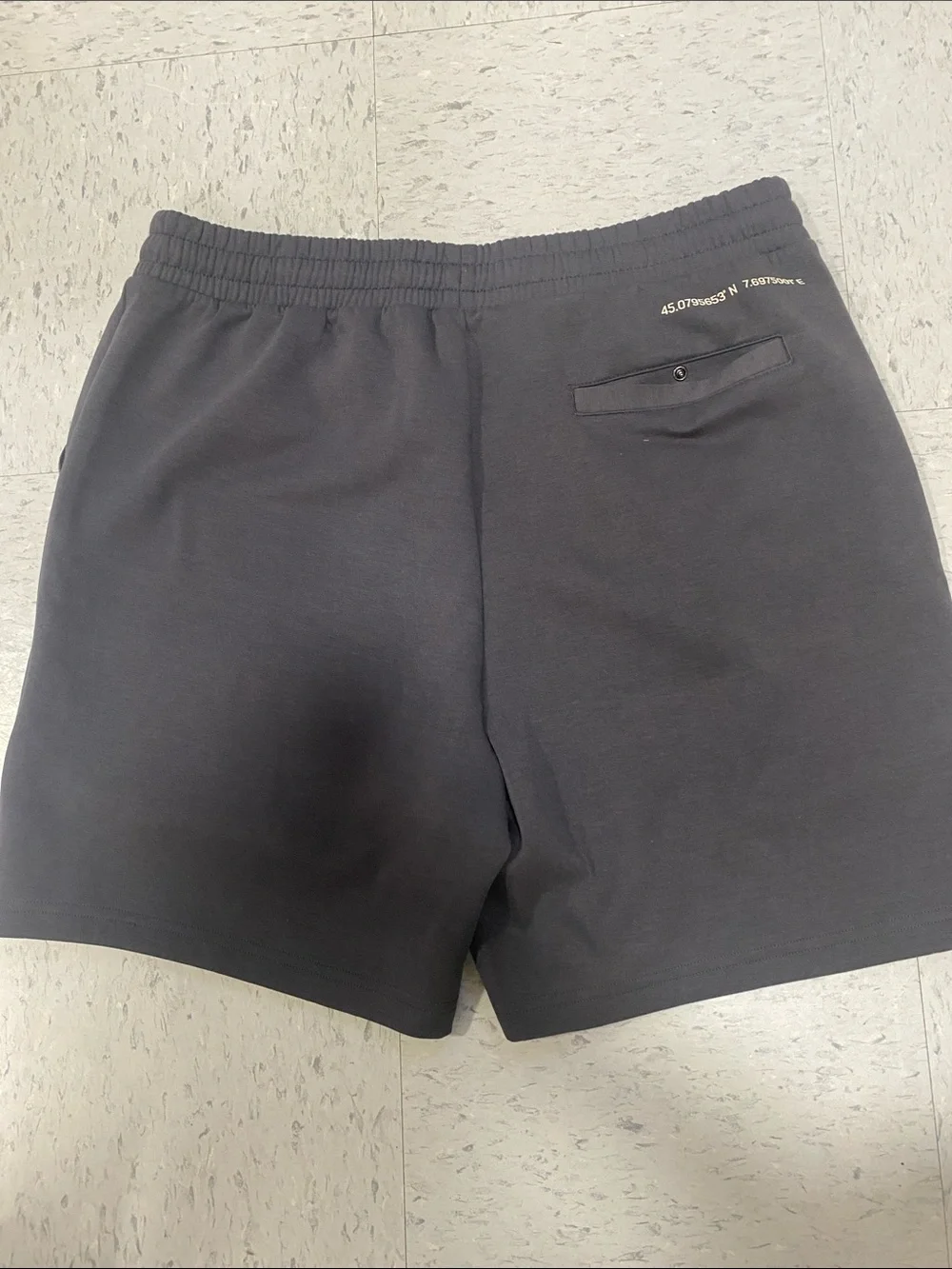 Kappa Men's Dark Charcoal Athletic Knit Shorts size large L brand new